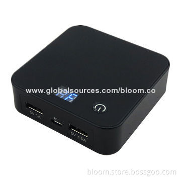 12,000mAh Emergency Mobile Phone Charger for iPhone 6/5S/iPad/Samsung and iPad, Dual-USB PortNew